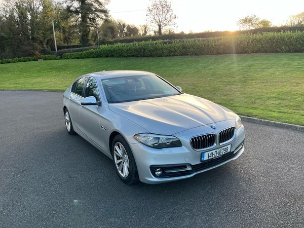 BMW 5-Series Saloon, Diesel, 2014, Silver