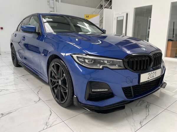 BMW 3-Series Saloon, Petrol Hybrid, 2021, Blue
