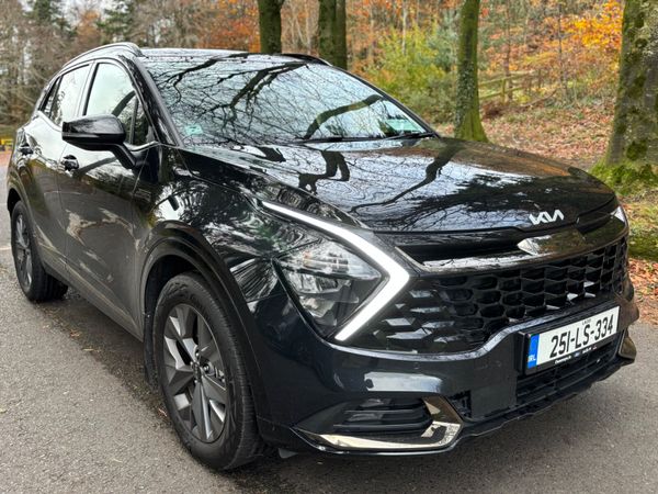 Kia Sportage SUV, Petrol Hybrid, 2025, Black