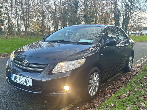 Toyota Corolla Saloon, Petrol, 2008, Black
