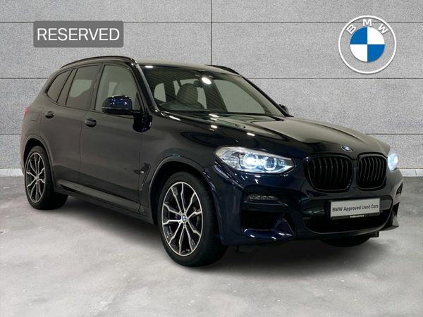 BMW X3 SUV, Petrol Plug-in Hybrid, 2021, Black