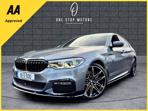 BMW 5-Series Saloon, Petrol Plug-in Hybrid, 2018, Grey