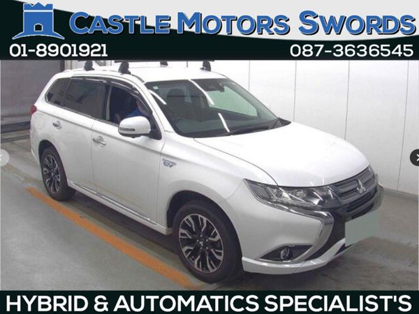 Mitsubishi Outlander SUV, Petrol Plug-in Hybrid, 2018, White