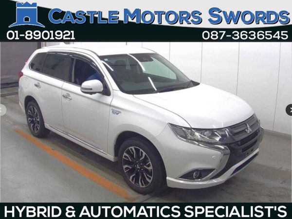 Mitsubishi Outlander SUV, Petrol Plug-in Hybrid, 2018, White