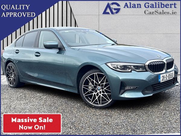 BMW 3-Series Saloon, Petrol Plug-in Hybrid, 2021, Blue