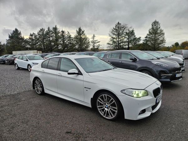 BMW 5-Series Saloon, Diesel, 2014, White