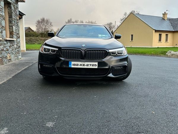 BMW 5-Series Saloon, Petrol Plug-in Hybrid, 2018, Black