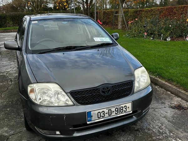 Toyota Corolla Saloon, Petrol, 2003, Grey