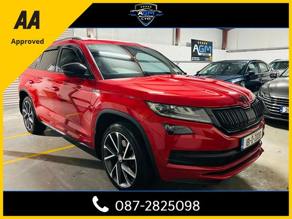Skoda Kodiaq SUV, Diesel, 2018, Red