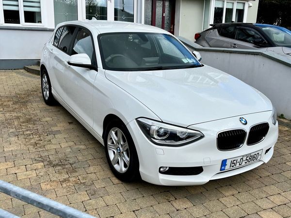 BMW 1-Series Hatchback, Petrol, 2015, White