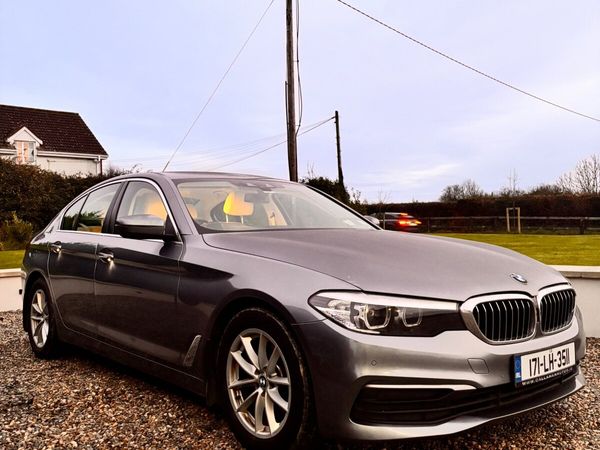 BMW 5-Series Saloon, Diesel, 2017, Blue
