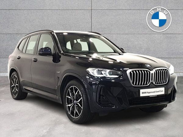 BMW X3 SUV, Petrol Plug-in Hybrid, 2022, Black