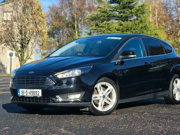 Ford Focus Hatchback, Petrol, 2018, Black