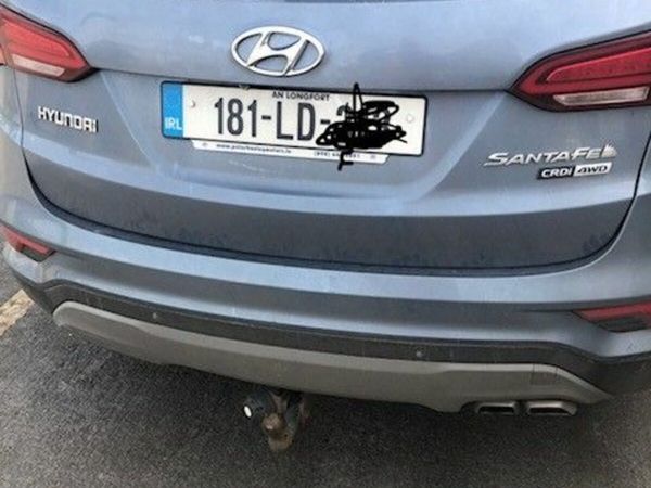Hyundai Santa Fe SUV, Diesel, 2018, Blue