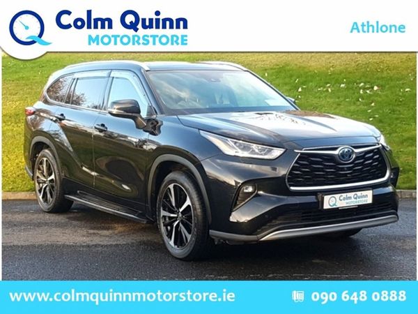 Toyota Highlander Estate, Petrol Hybrid, 2021, Black