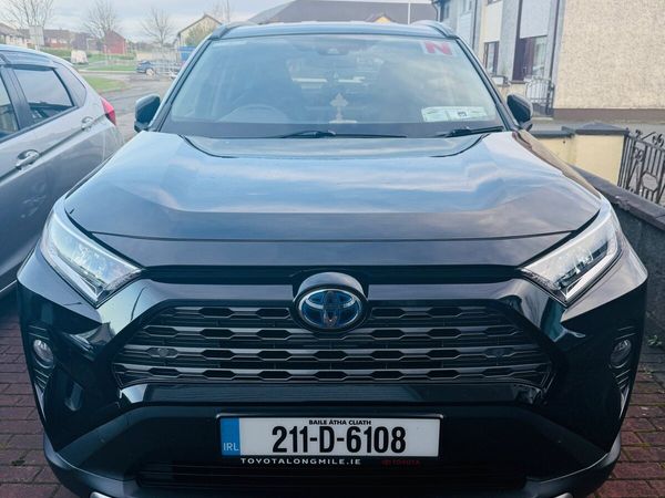 Toyota RAV4 SUV, Petrol Hybrid, 2021, Black