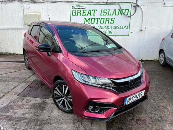 Honda Fit Hatchback, Petrol Hybrid, 2019, Pink