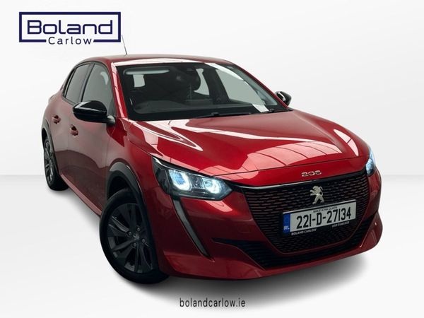 Peugeot 208 Hatchback, Electric, 2022, Red