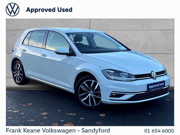 Volkswagen Golf Hatchback, Petrol, 2019, White