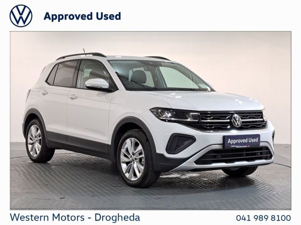 Volkswagen T-Cross Estate, Petrol, 2025, White