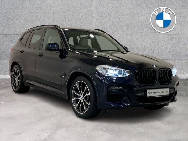 BMW X3 SUV, Petrol Plug-in Hybrid, 2021, Black