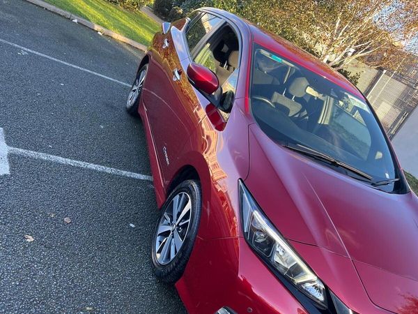 Nissan Leaf Hatchback, Electric, 2019, Red