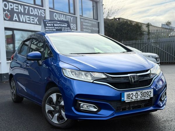 Honda Fit Hatchback, Petrol Hybrid, 2018, Blue