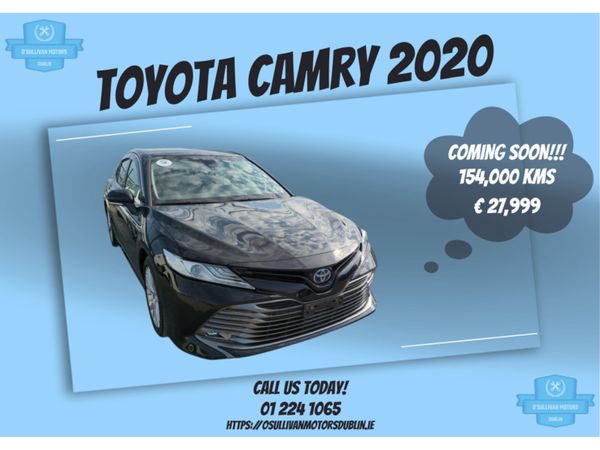 Toyota Camry Saloon, Petrol Hybrid, 2020, Black