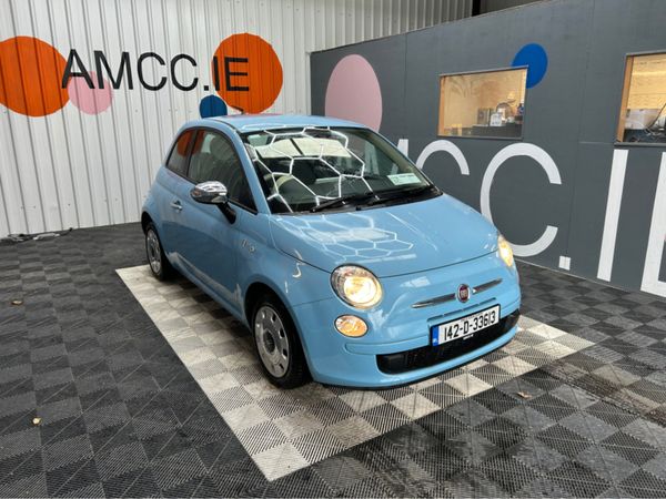 Fiat 500 Hatchback, Petrol, 2014, Blue