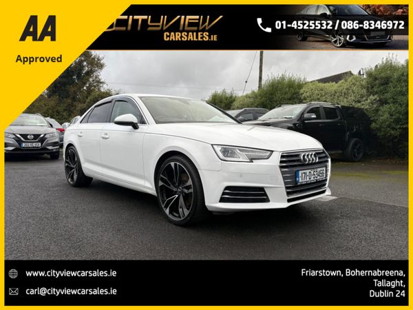 Audi A4 Saloon, Petrol, 2017, White