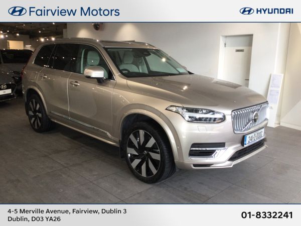 Volvo XC90 Estate, Petrol Hybrid, 2024, Silver