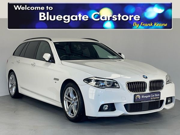 BMW 5-Series Estate, Petrol, 2016, White