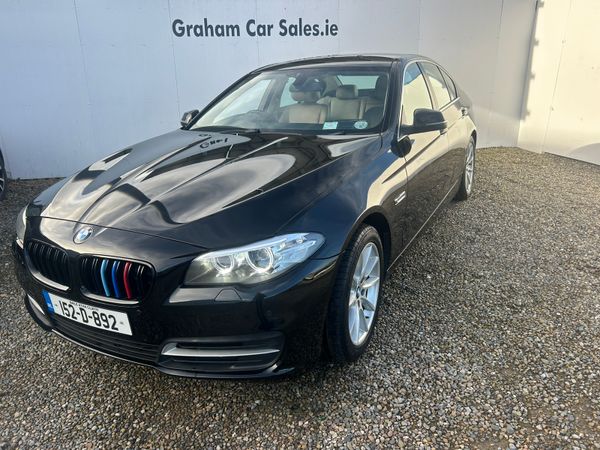 BMW 5-Series Saloon, Diesel, 2015, Black