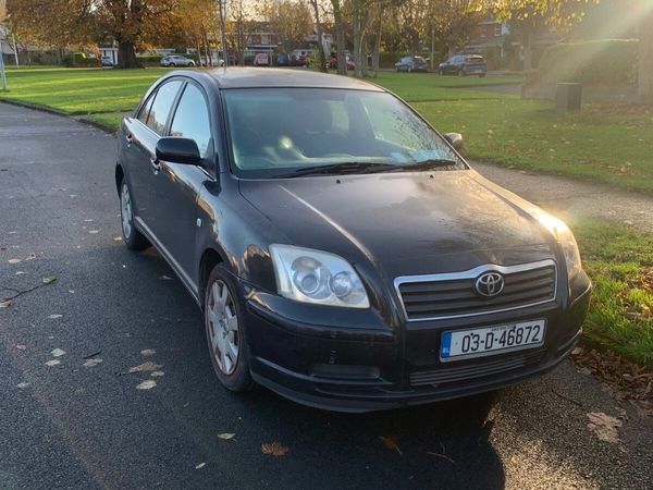 Toyota Avensis Hatchback, Petrol, 2003, Black