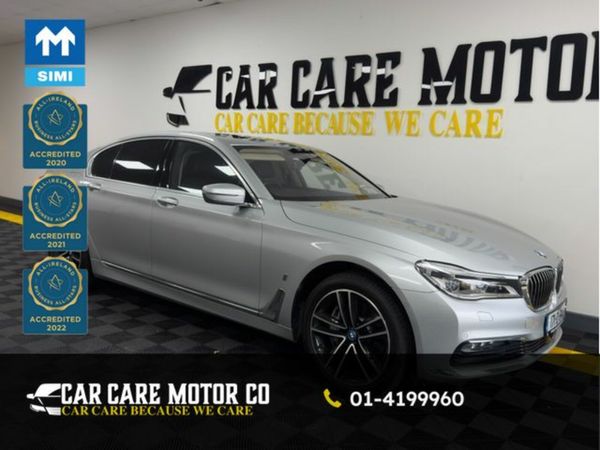 BMW 7-Series Saloon, Petrol Plug-in Hybrid, 2017, Silver