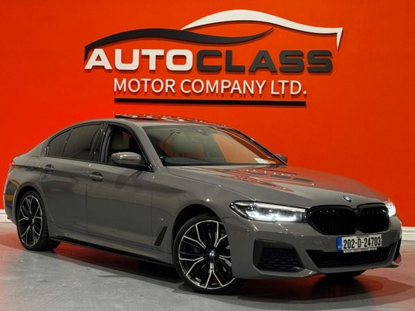 BMW 5-Series Saloon, Petrol Plug-in Hybrid, 2020, Grey