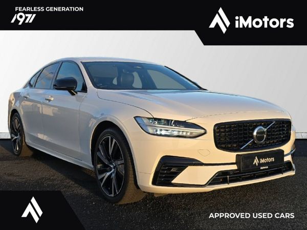 Volvo S90 Saloon, Petrol Hybrid, 2022, White