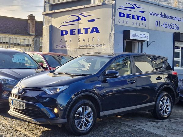 Toyota RAV4 SUV, Petrol Hybrid, 2018, Blue