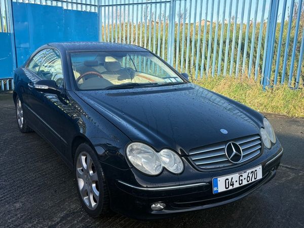 Mercedes-Benz CLK Coupe, Petrol, 2004, Black