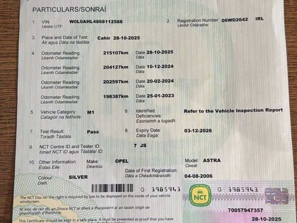 Opel Astra Hatchback, Petrol, 2006, Silver