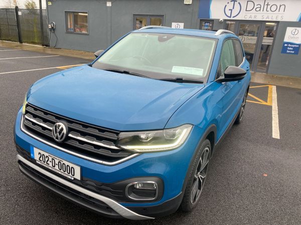 Volkswagen T-Cross SUV, Petrol, 2020, Blue