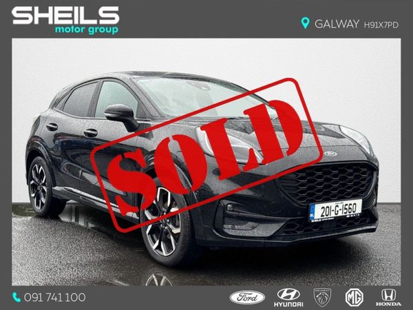 Ford Puma MPV, Petrol Hybrid, 2020, Black