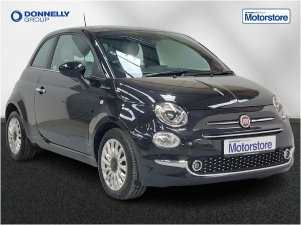 Fiat 500 Hatchback, Petrol, 2021, Black