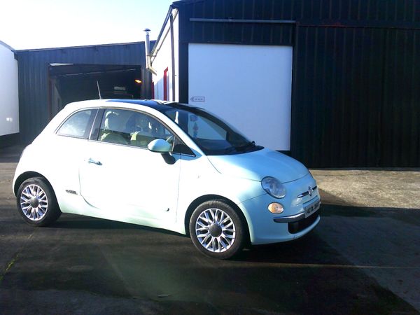 Fiat 500 Hatchback, Petrol, 2014, Green