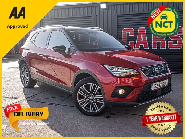 SEAT Arona SUV, Petrol, 2018, Red