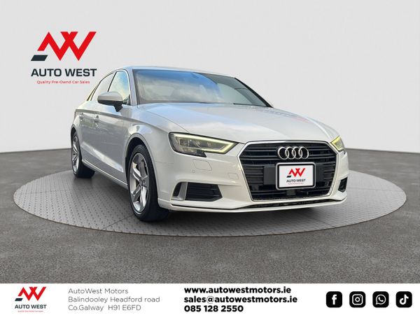 Audi A3 Saloon, Petrol, 2017, White
