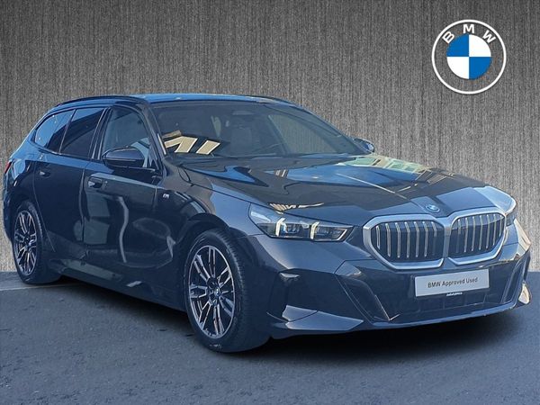 BMW 5-Series Estate, Petrol Plug-in Hybrid, 2025, Black