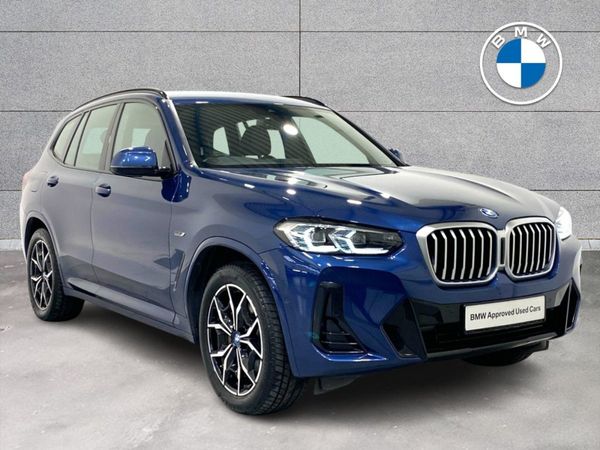 BMW X3 SUV, Petrol Plug-in Hybrid, 2022, Blue