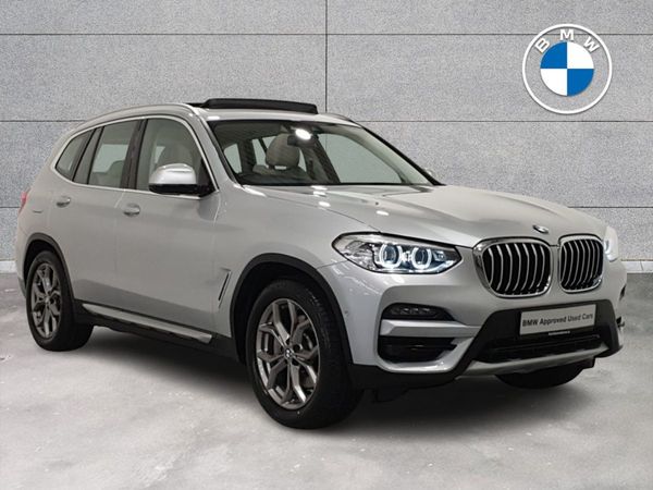 BMW X3 SUV, Petrol Plug-in Hybrid, 2021, Silver