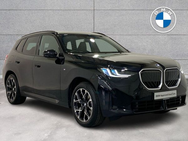 BMW X3 SUV, Petrol Plug-in Hybrid, 2025, Black